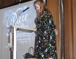 Christina Gentle at the 2018 RARE Gala